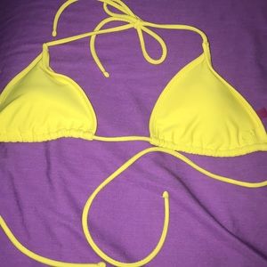 Yellow Bikini Top